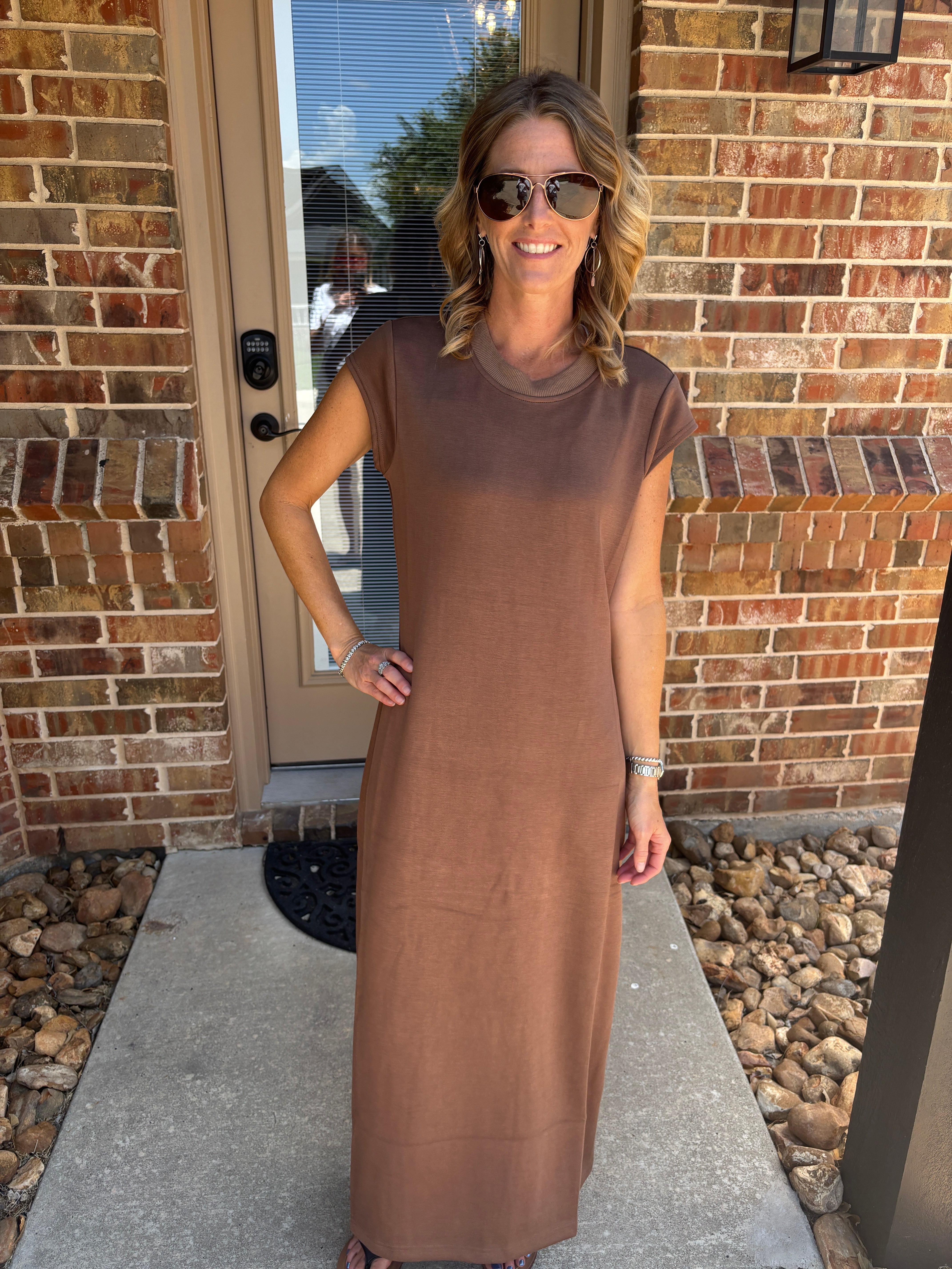 Not Your Basic Brown Dress