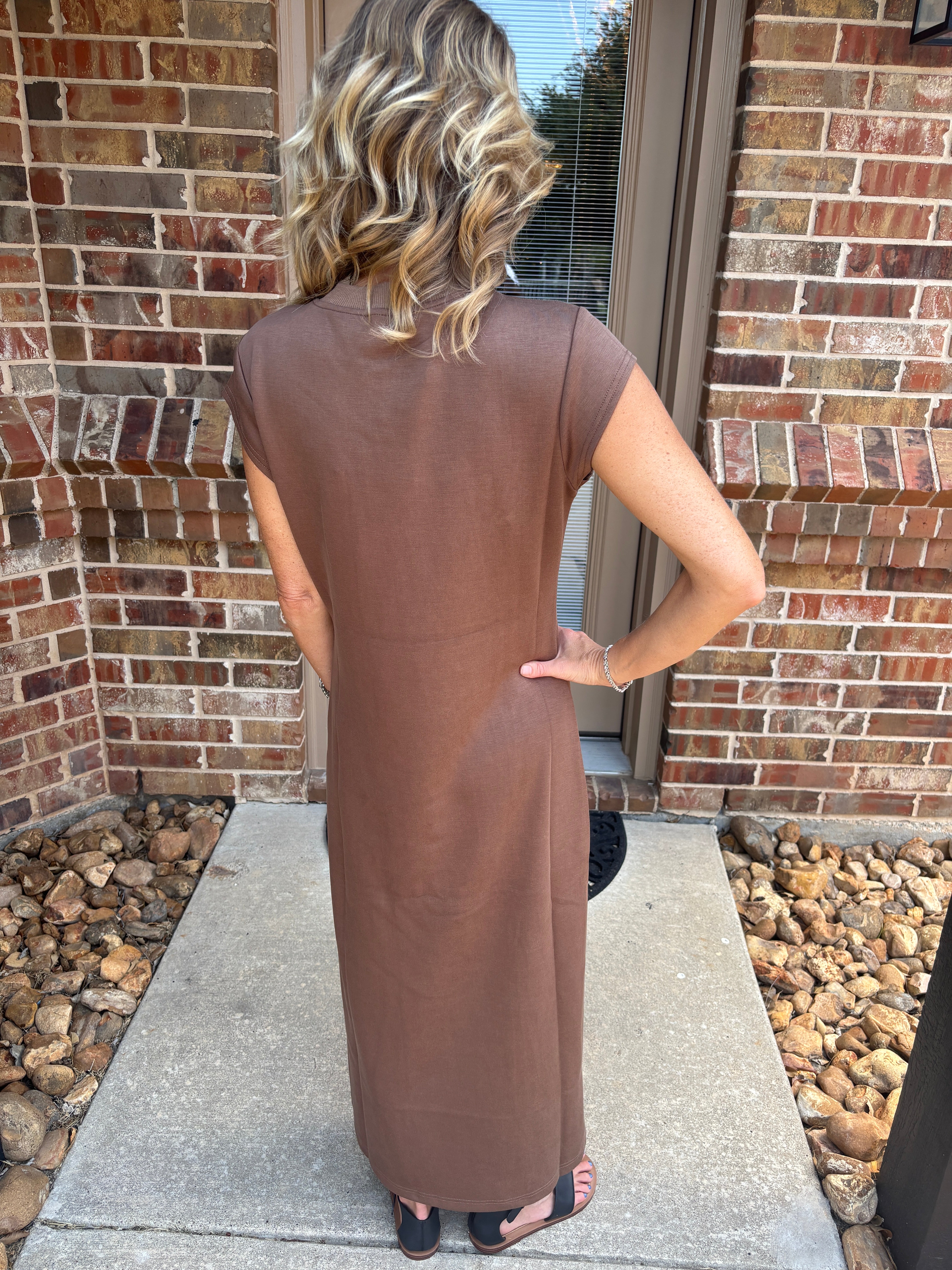 Not Your Basic Brown Dress