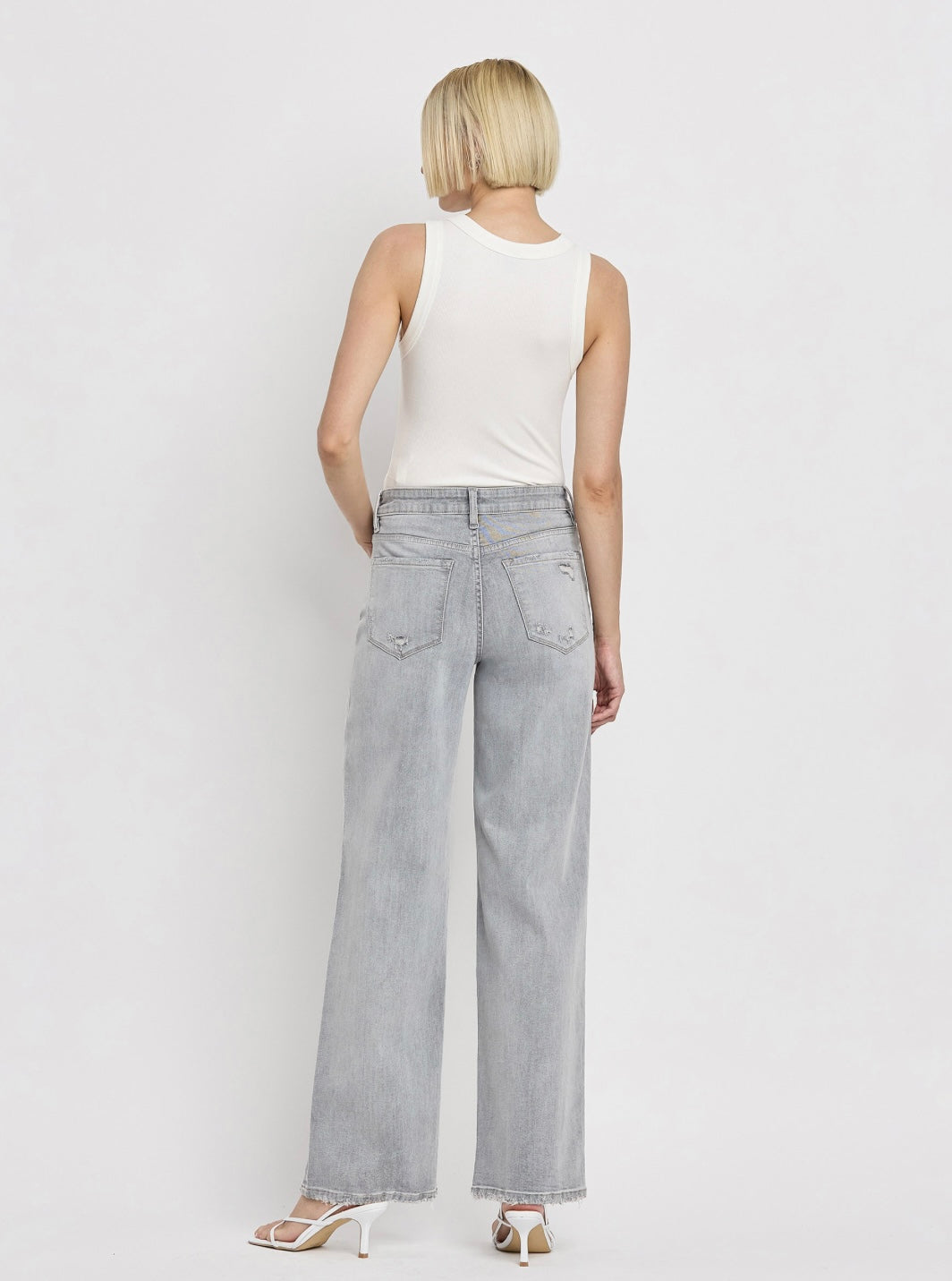 Flying Monkey High Rise Wide Leg Jean