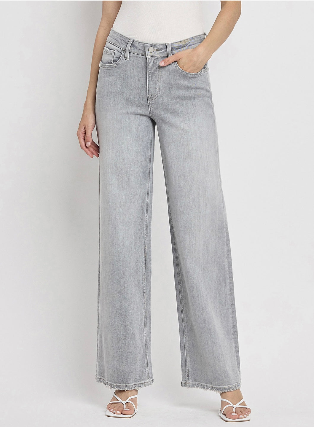 Flying Monkey High Rise Wide Leg Jean