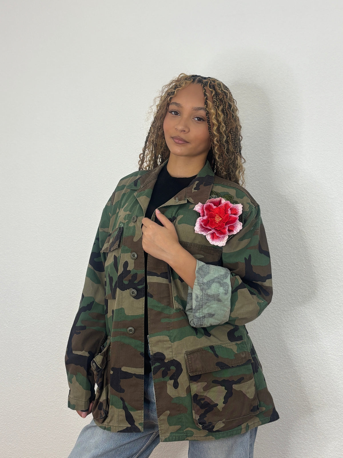 Vintage Camo Jackets-Floral