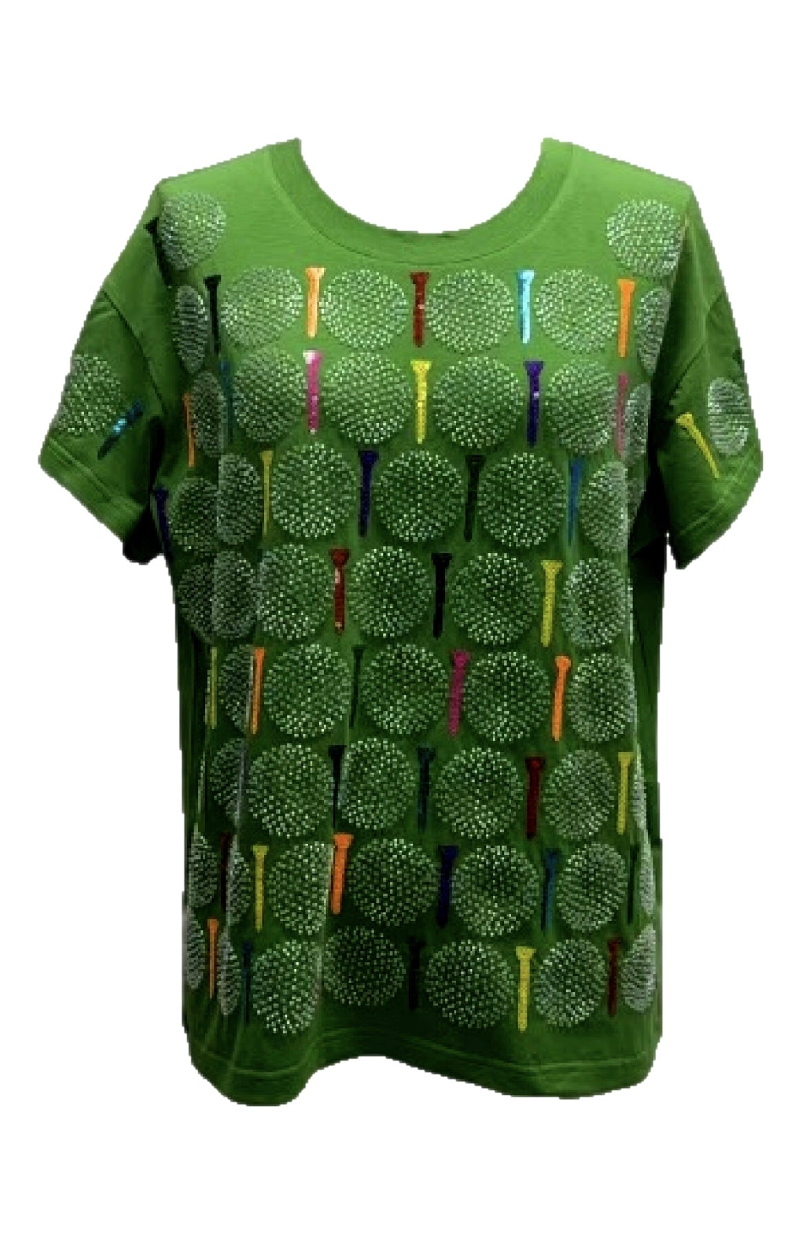 Queen of Sparkles Golf Ball & Golf Tee T-Shirt