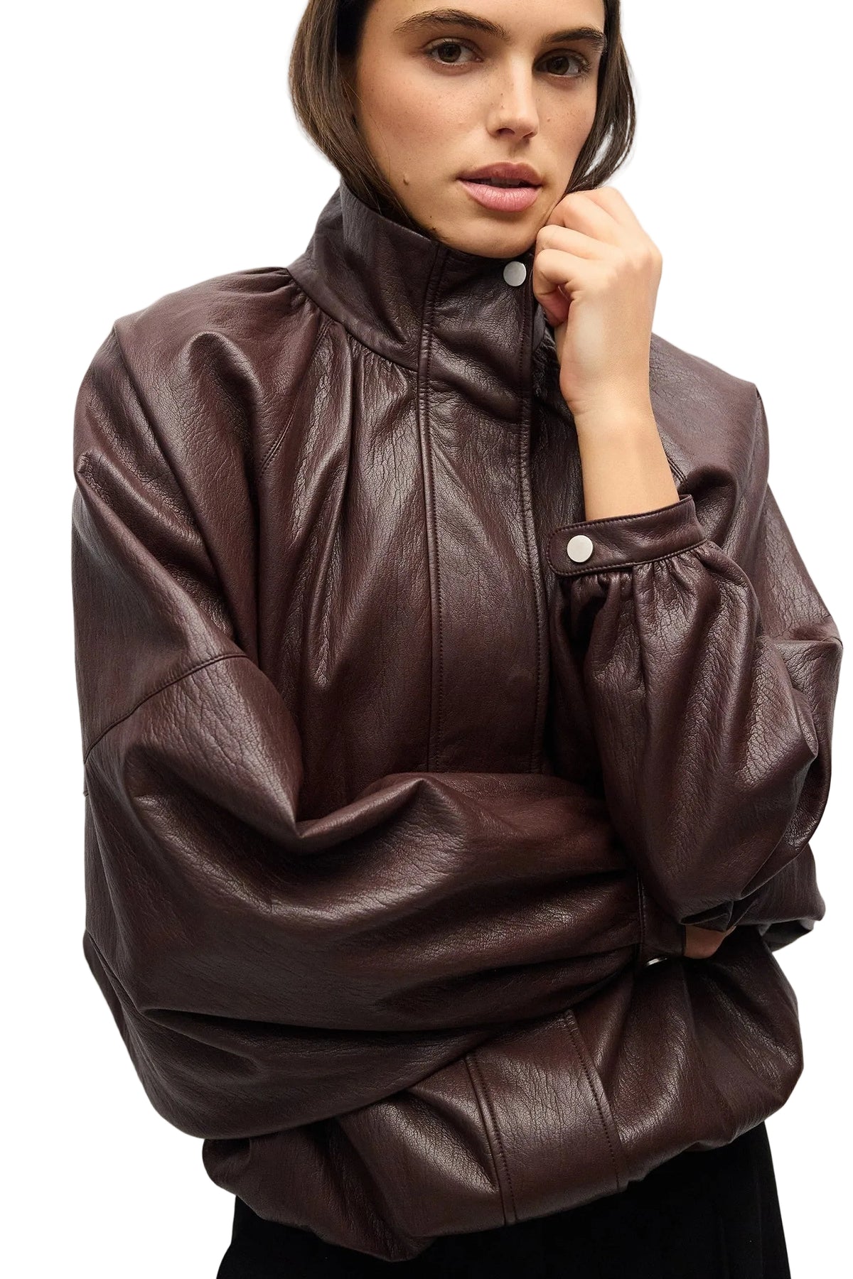 Bomber Jacket - Burgundy