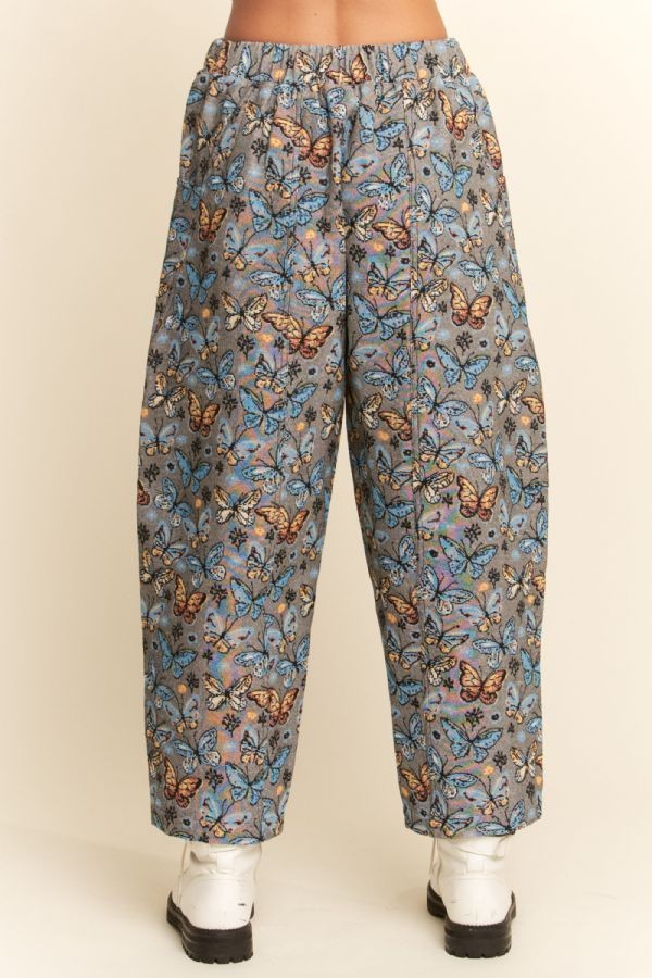 Tapestry Cargo Joggers - Butterfly