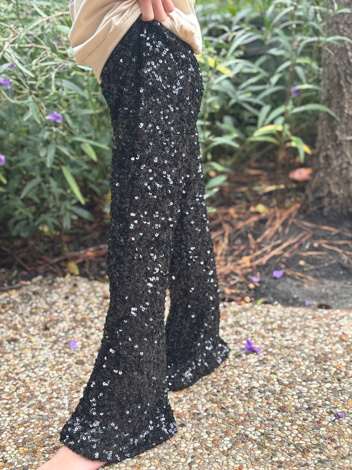 Kids - Sequin Black Bells by ML Kids