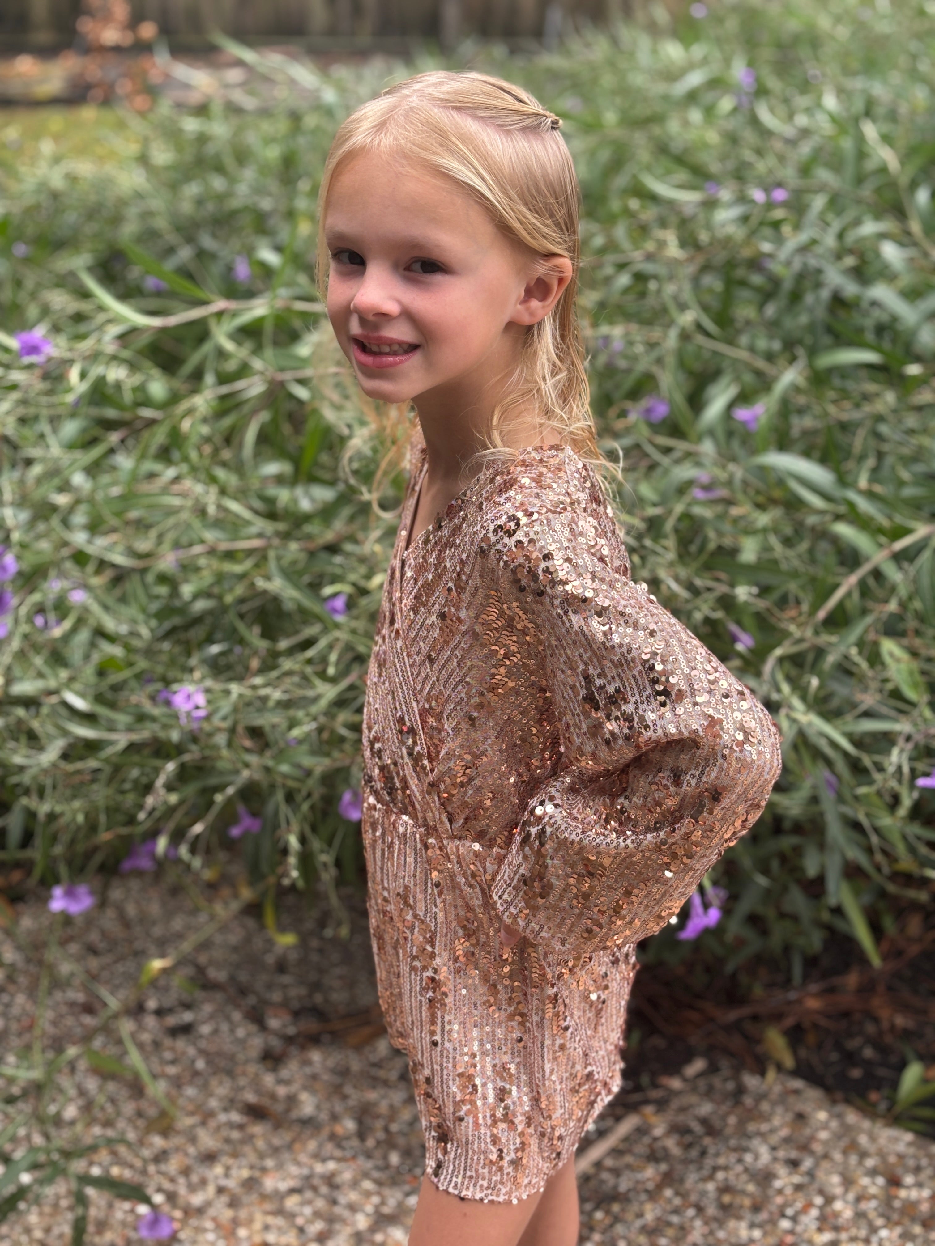Kids - Rose Gold Romper