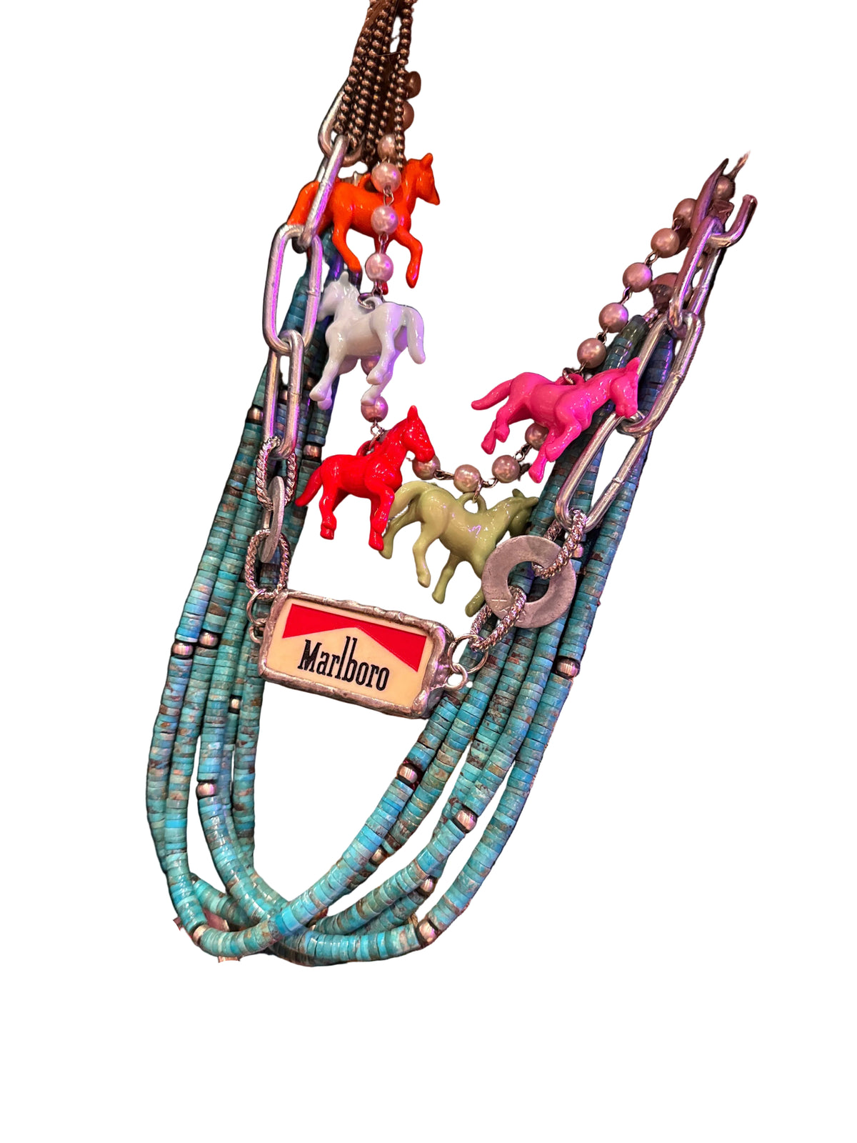 Domino Chain Necklace by Leopard Grove
