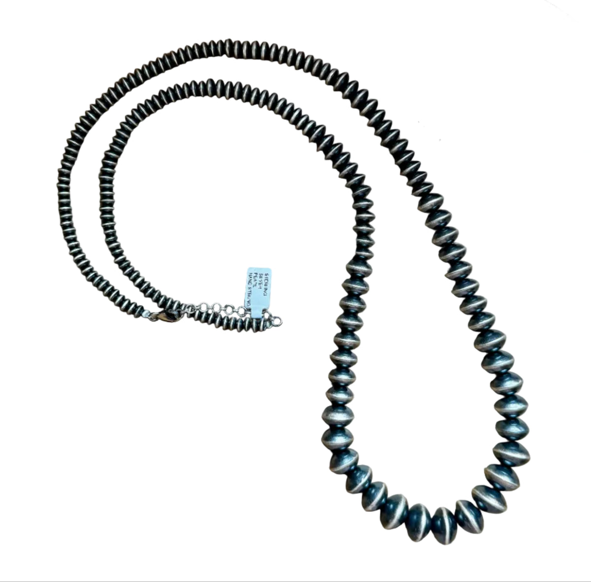 Sterling silver pearls - 36 inch by The Bijoux FAB Jewelry