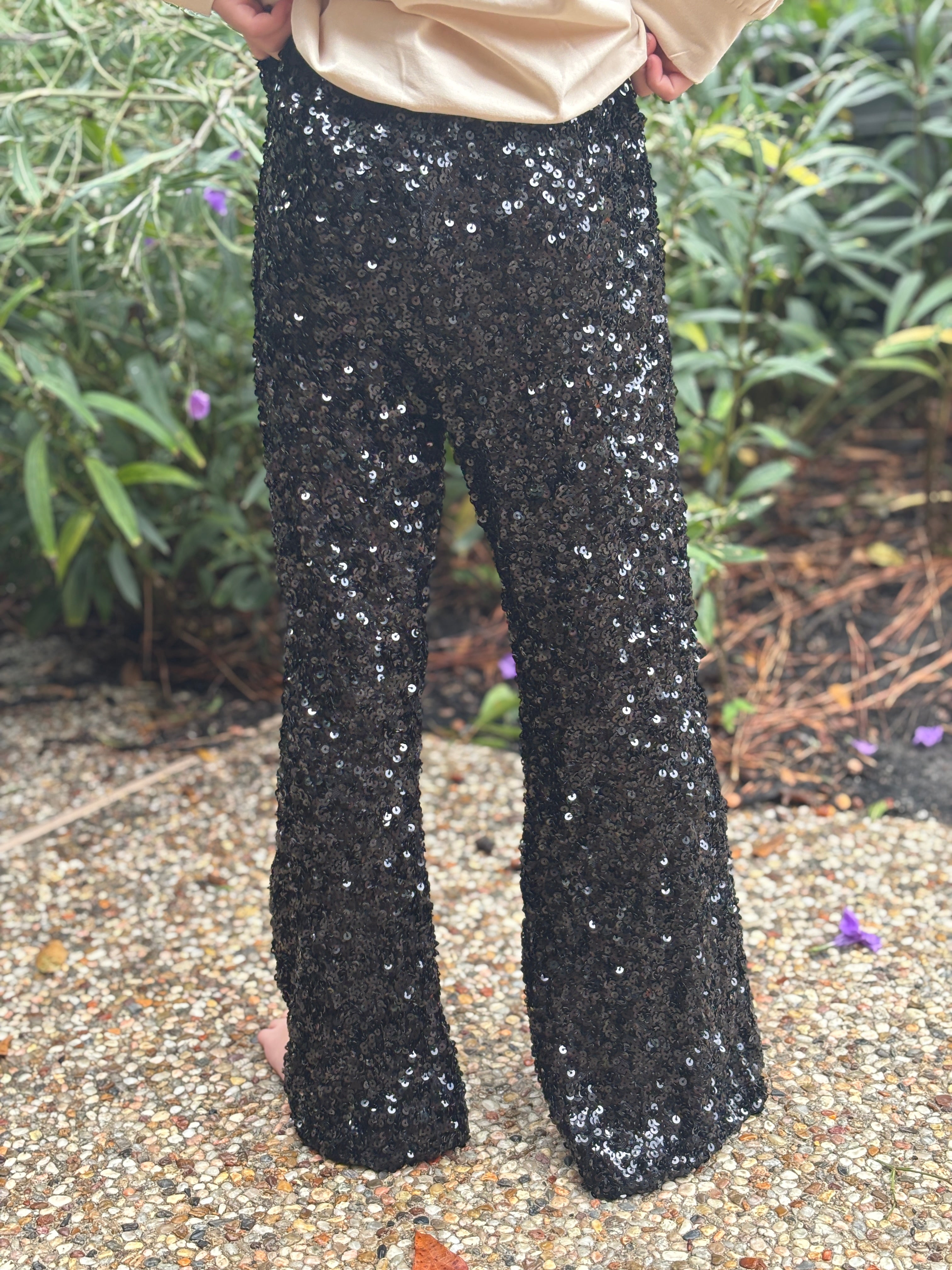 Kids - Sequin Black Bells