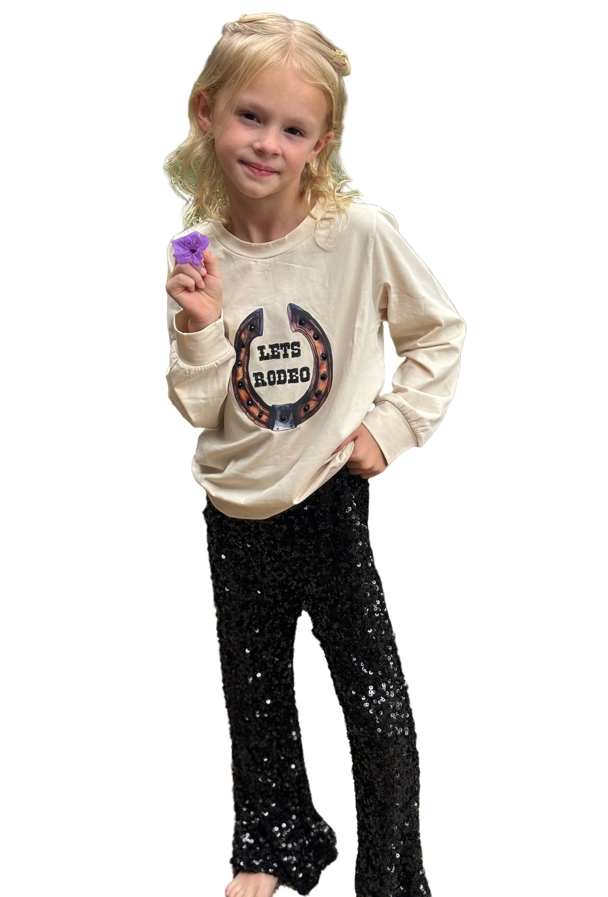 Kids - Sequin Black Bells by ML Kids