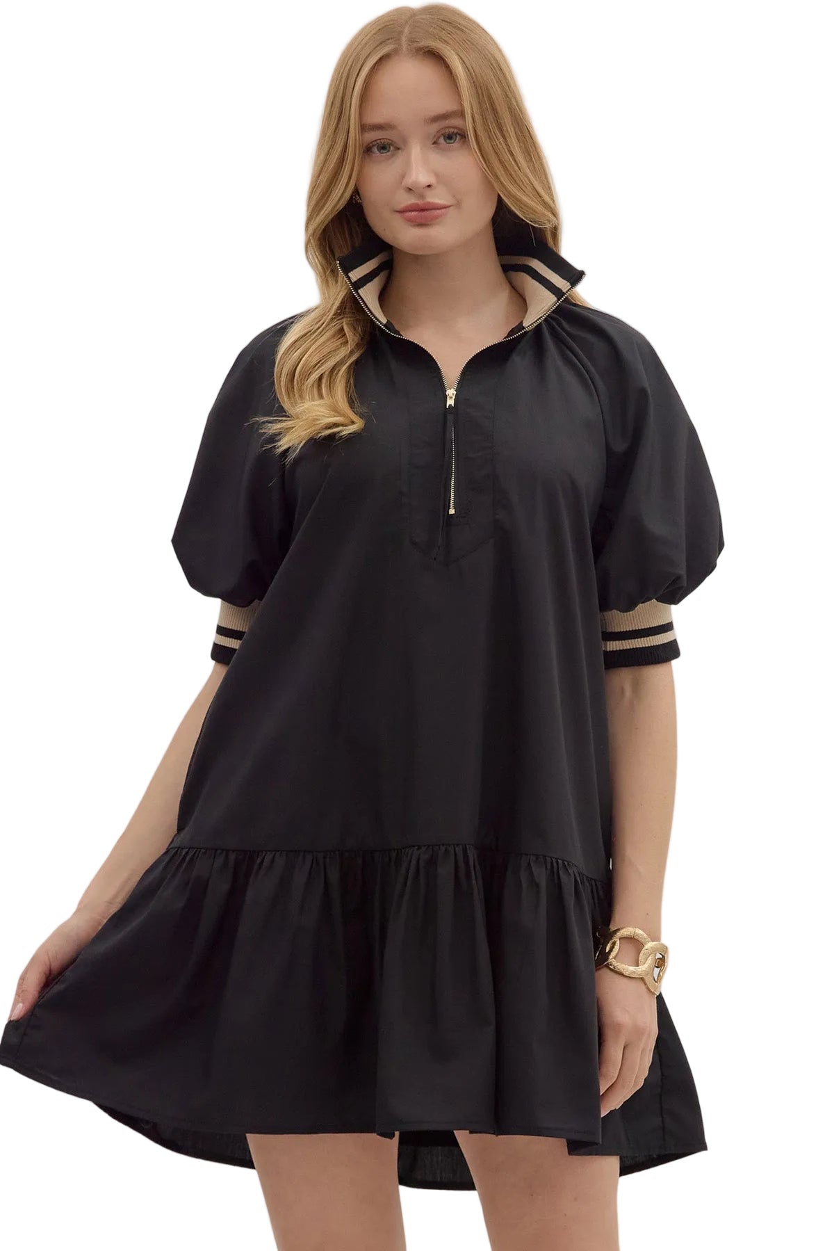 Black Sporty Dress by Entro