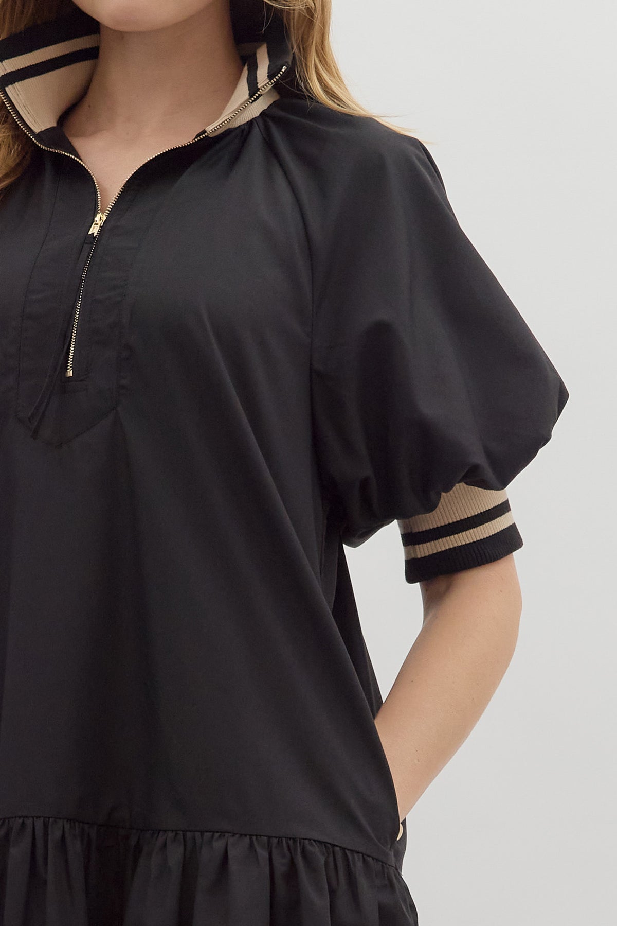 Black Sporty Dress by Entro