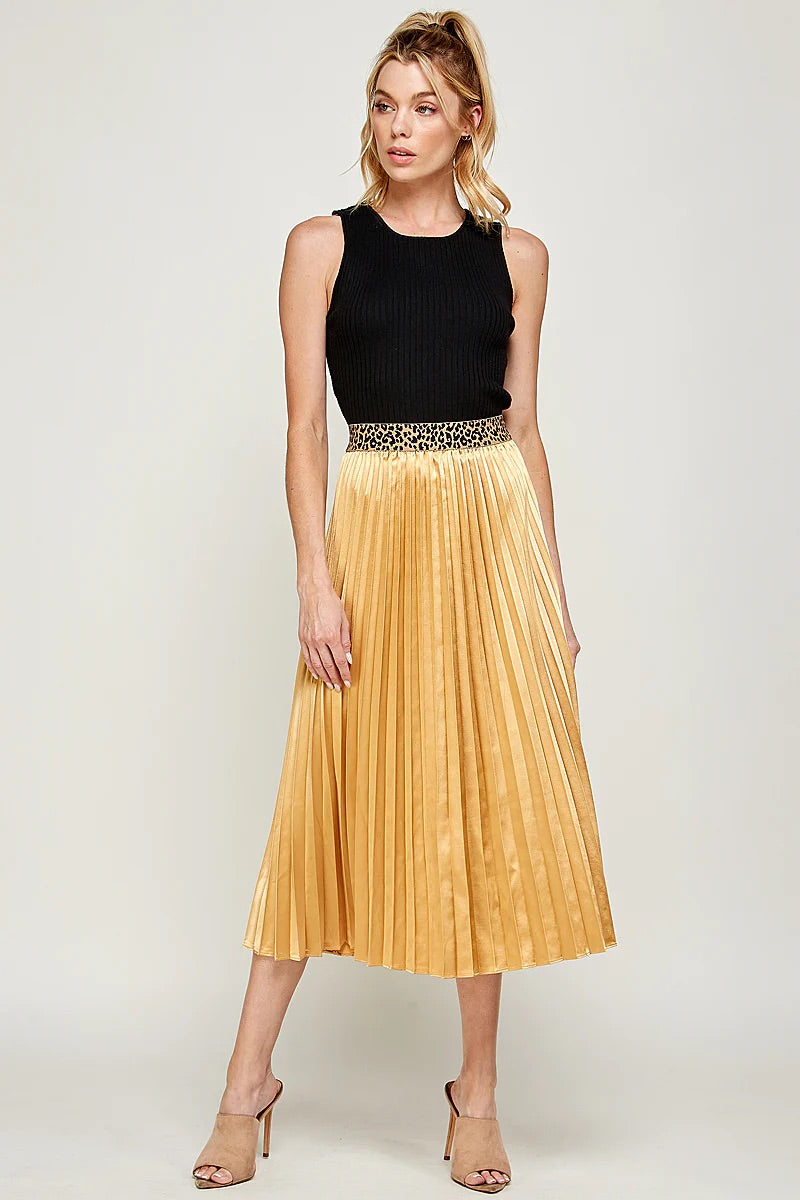 Gold Skirt by See and Be Seen
