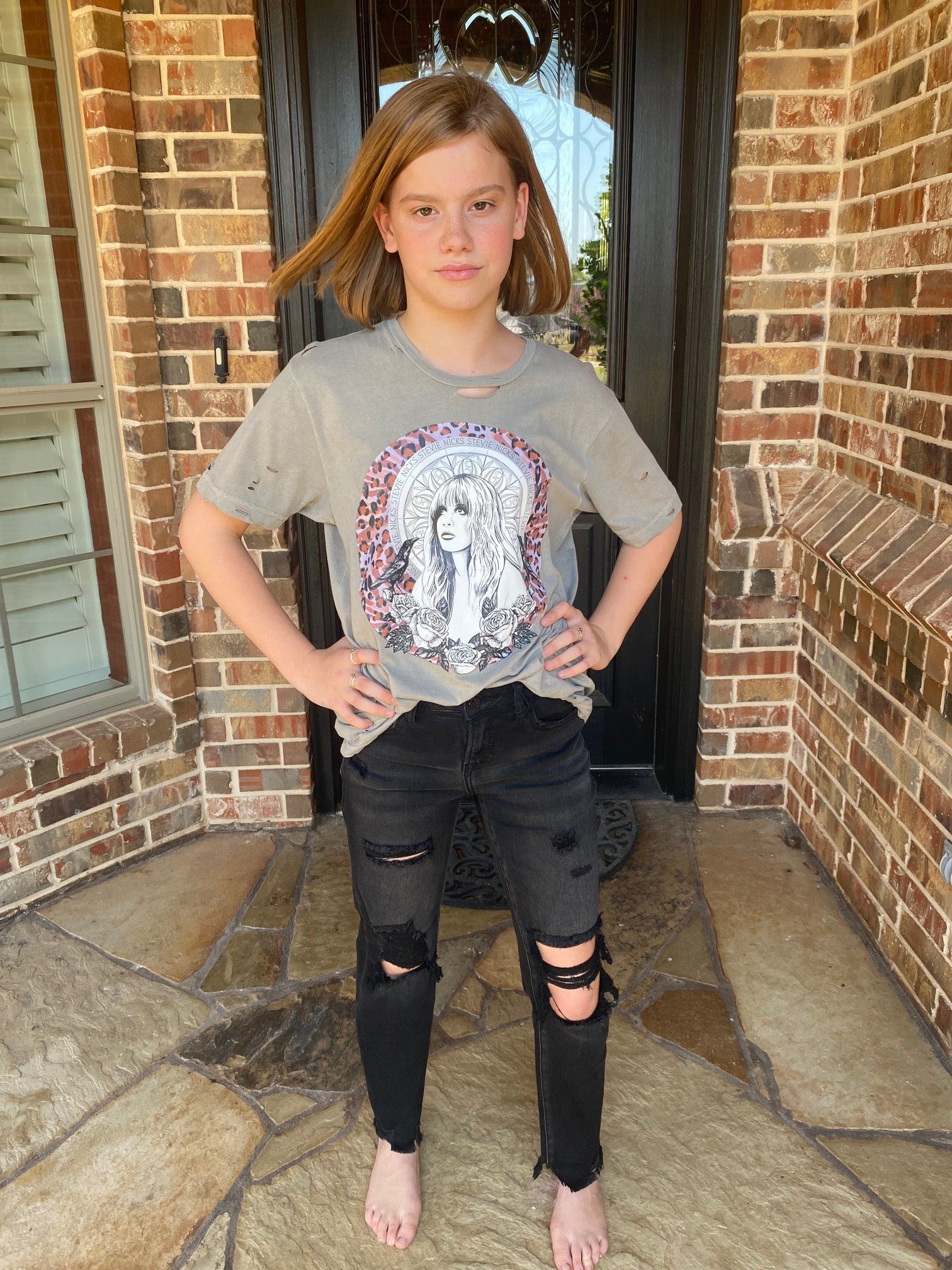 Risen Mid-Rise Crop tapered Boyfriend Jeans Black