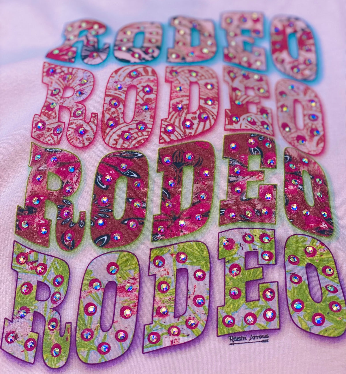 Kids Rodeo Rhinestone Tee by Raising Arrows