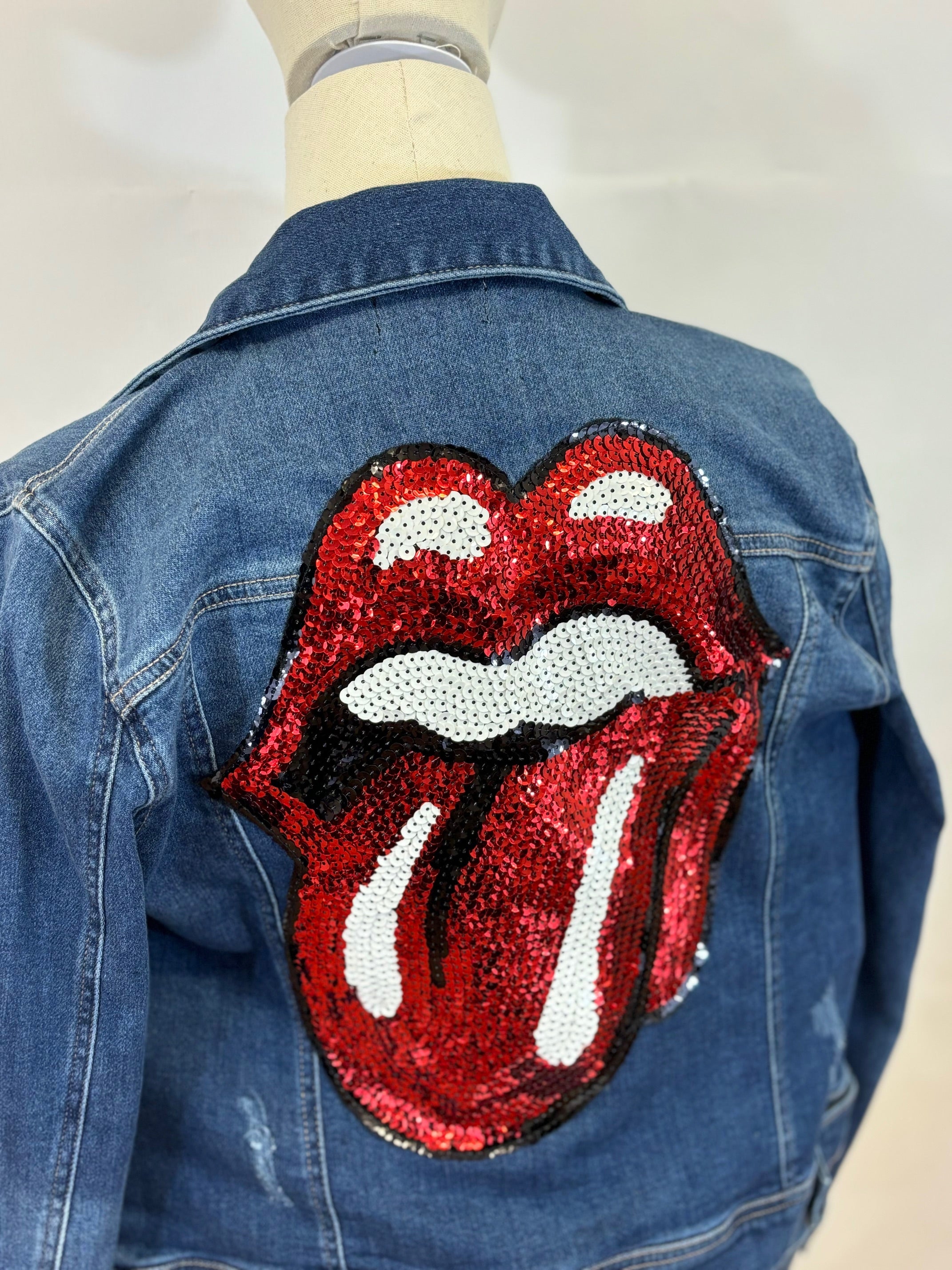 Rolling Stones Denim Jacket - Fitted