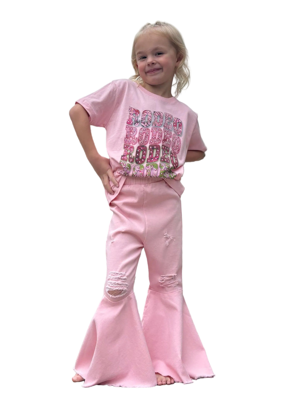 Kids Rodeo Rhinestone Tee by Raising Arrows