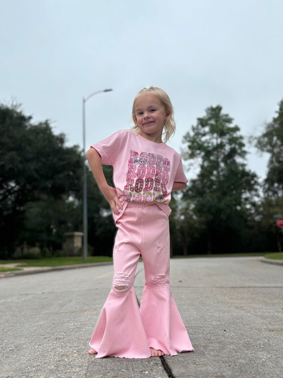 Kids Rodeo Rhinestone Tee by Raising Arrows
