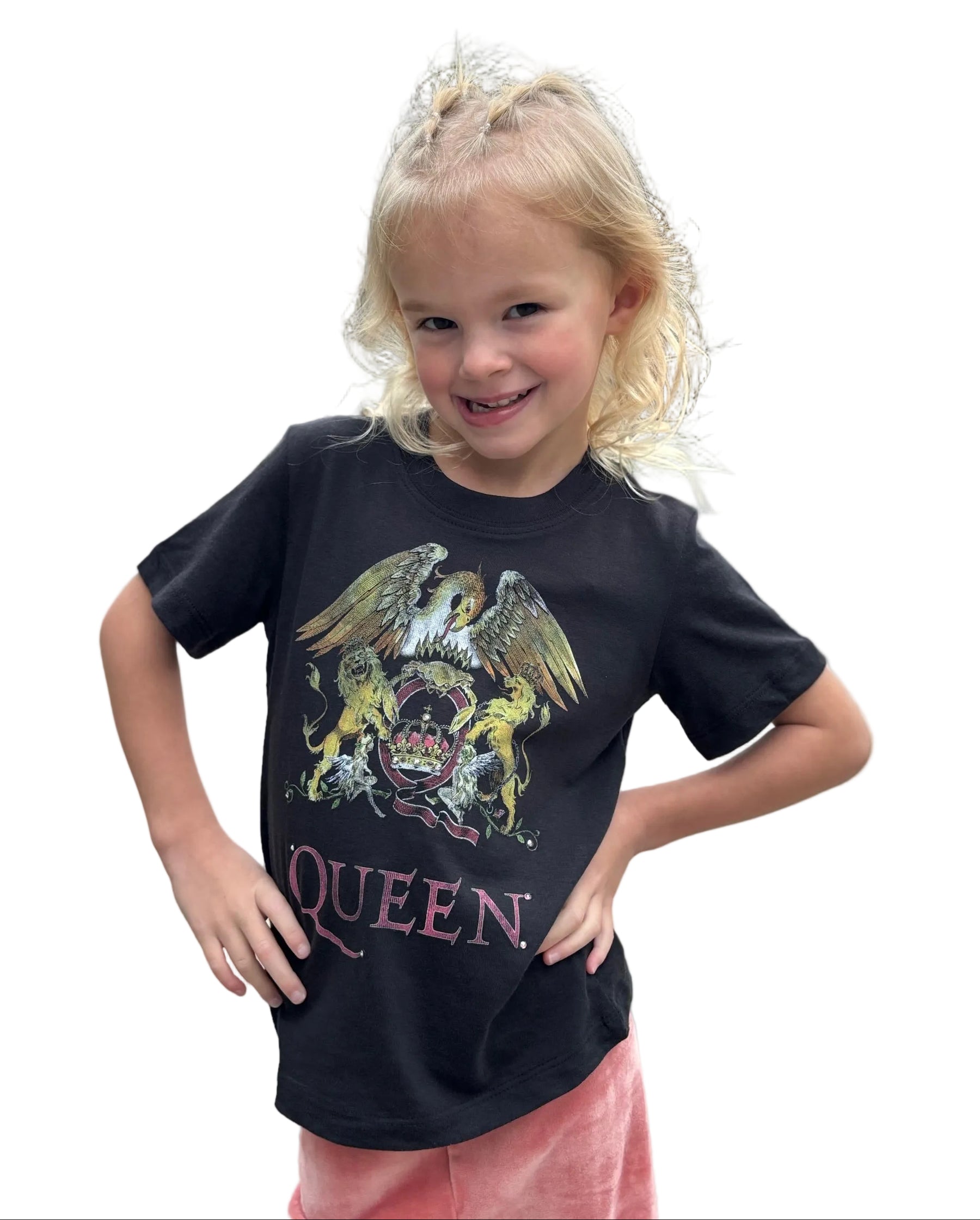 Kids Queen Rhinestone Tee