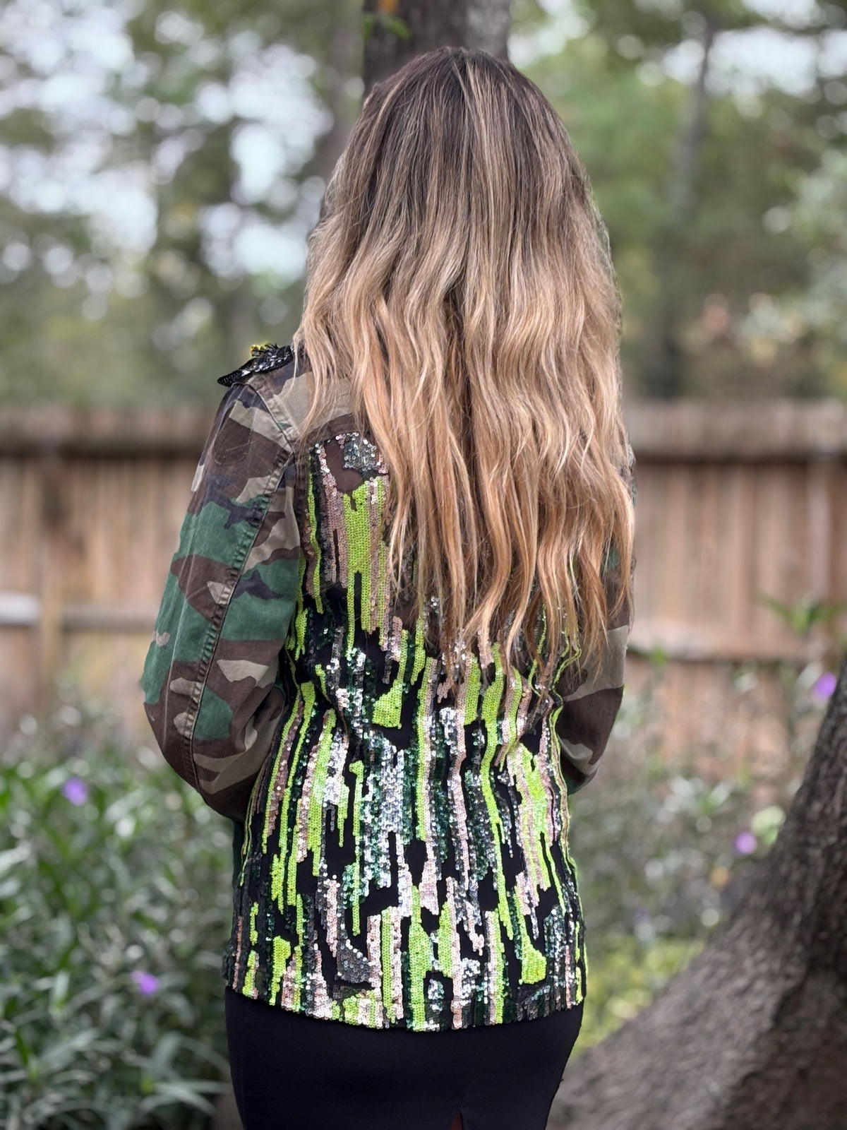 Vintage Camo Jacket - Black Green Gold by The Grove