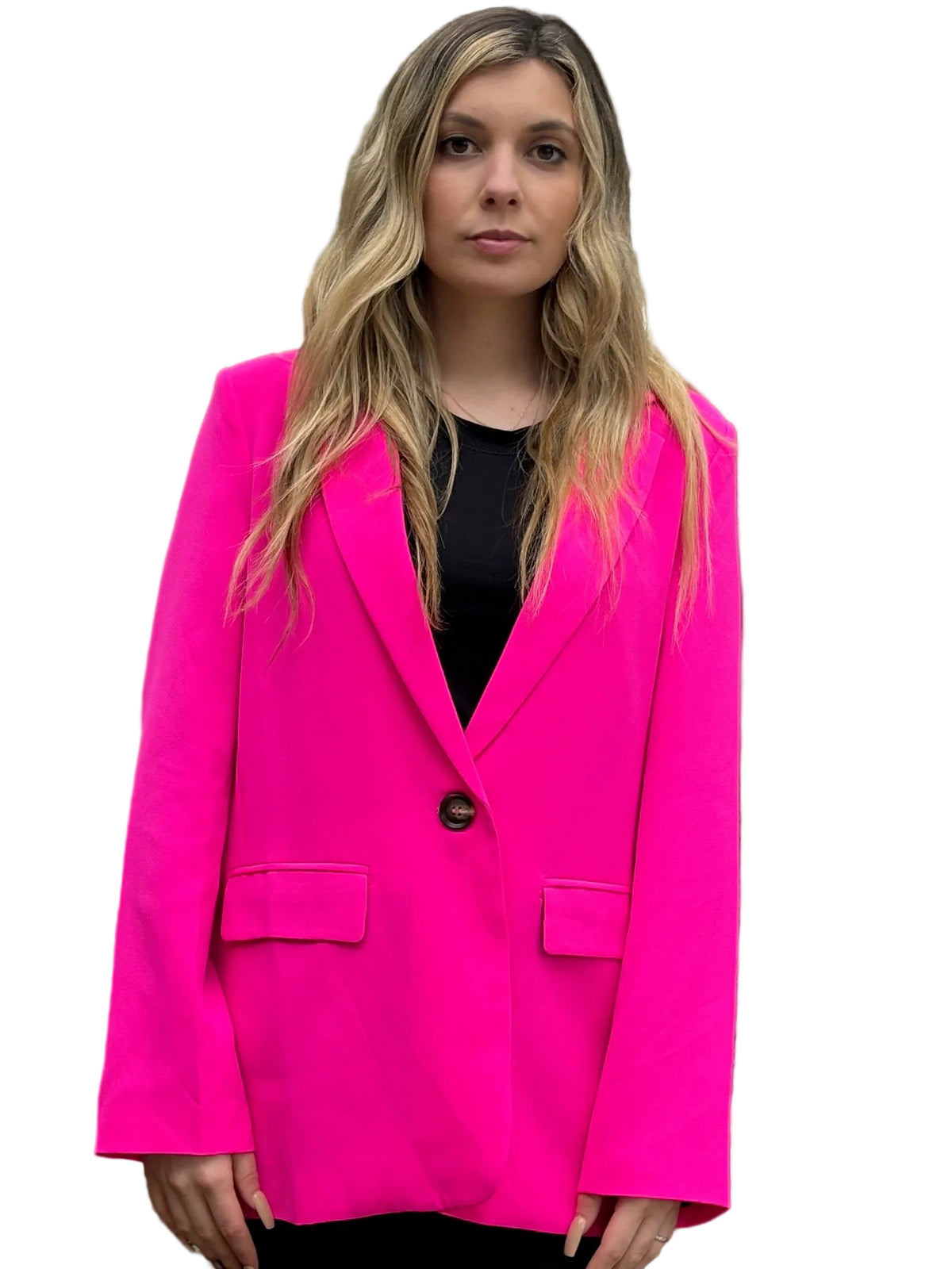 Rhinestone Skull Blazer - Pink by The Grove