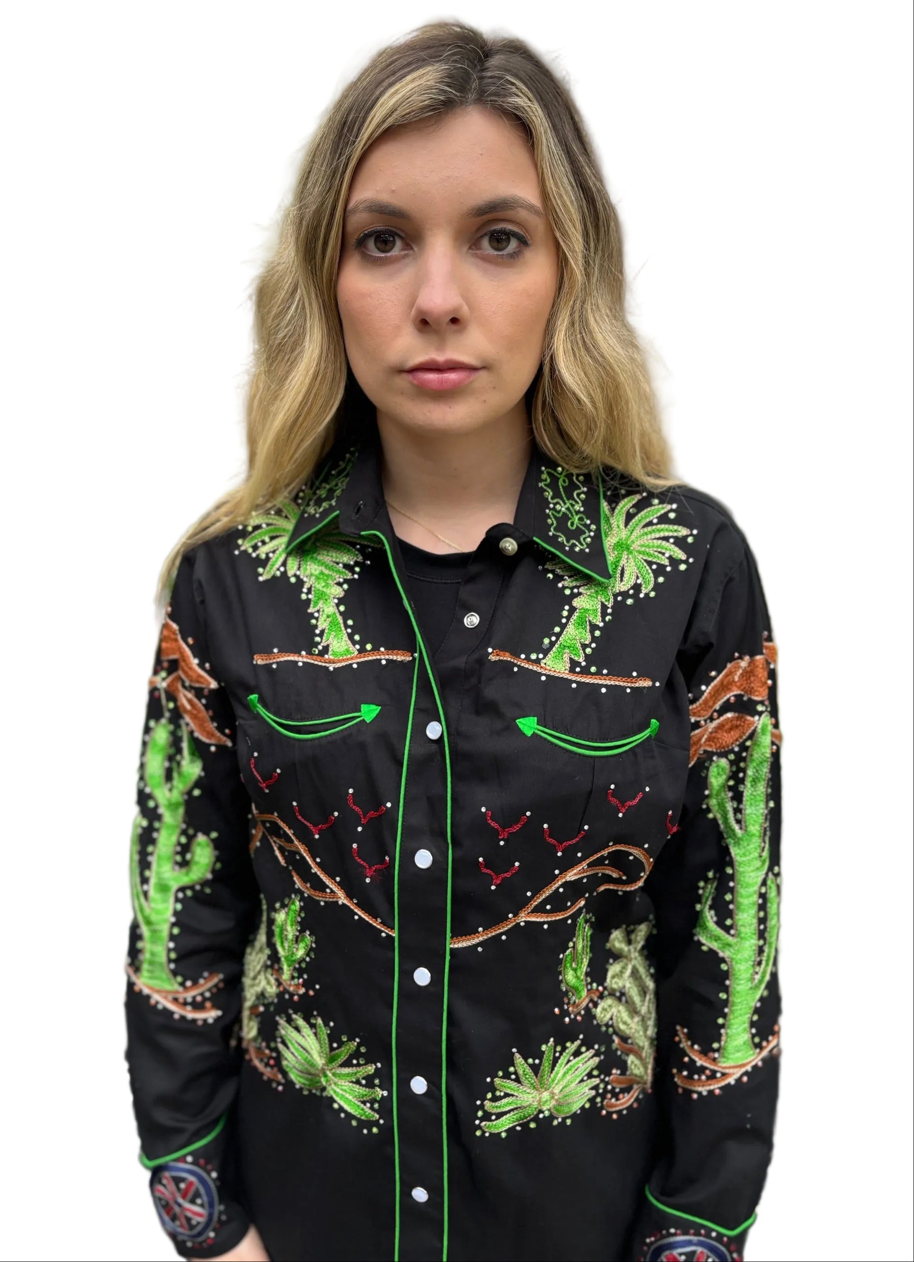 Rockmount Porter Wagoner Rhinestone Shirt - Black