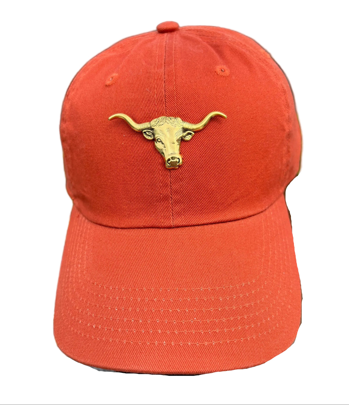 Longhorn Burnt Orange Baseball Hat by Yochi NY