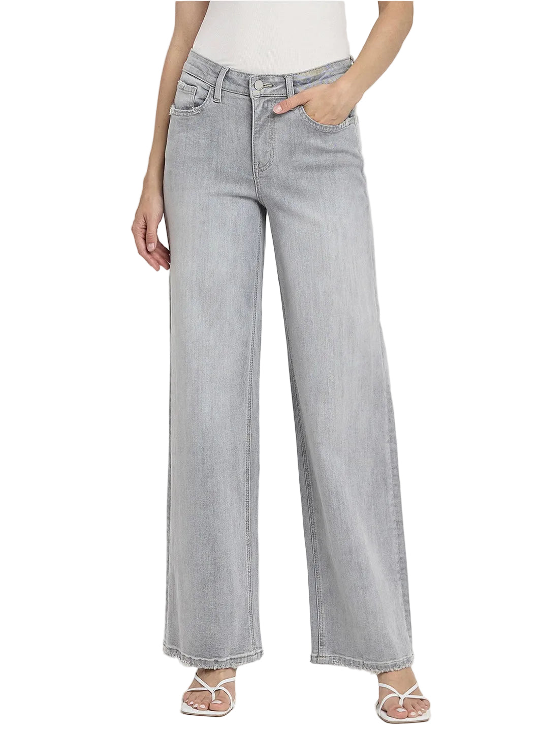 Flying Monkey High Rise Wide Leg Jean