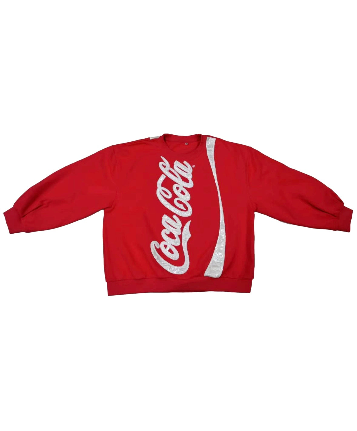 Queen of Sparkles Red Coca Cola Logo Sweatshirt