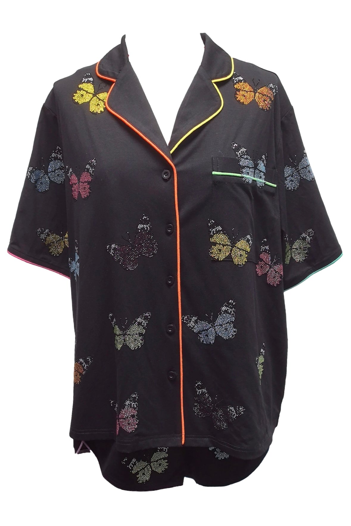 Queen of Sparkles Black Butterfly PJ