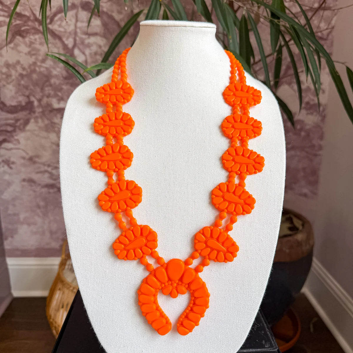 Golden Hour Necklace in Stardust Orange Citrus