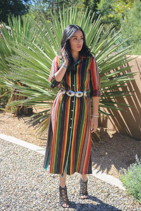 Mia Dress in De Colores Serape