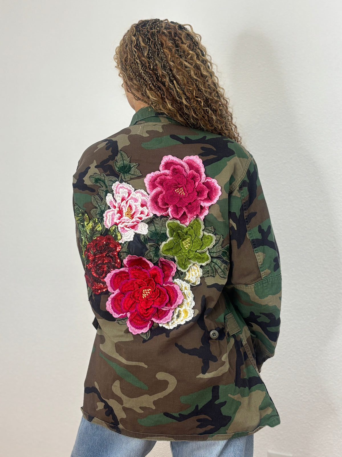 Vintage Camo Jackets-Floral