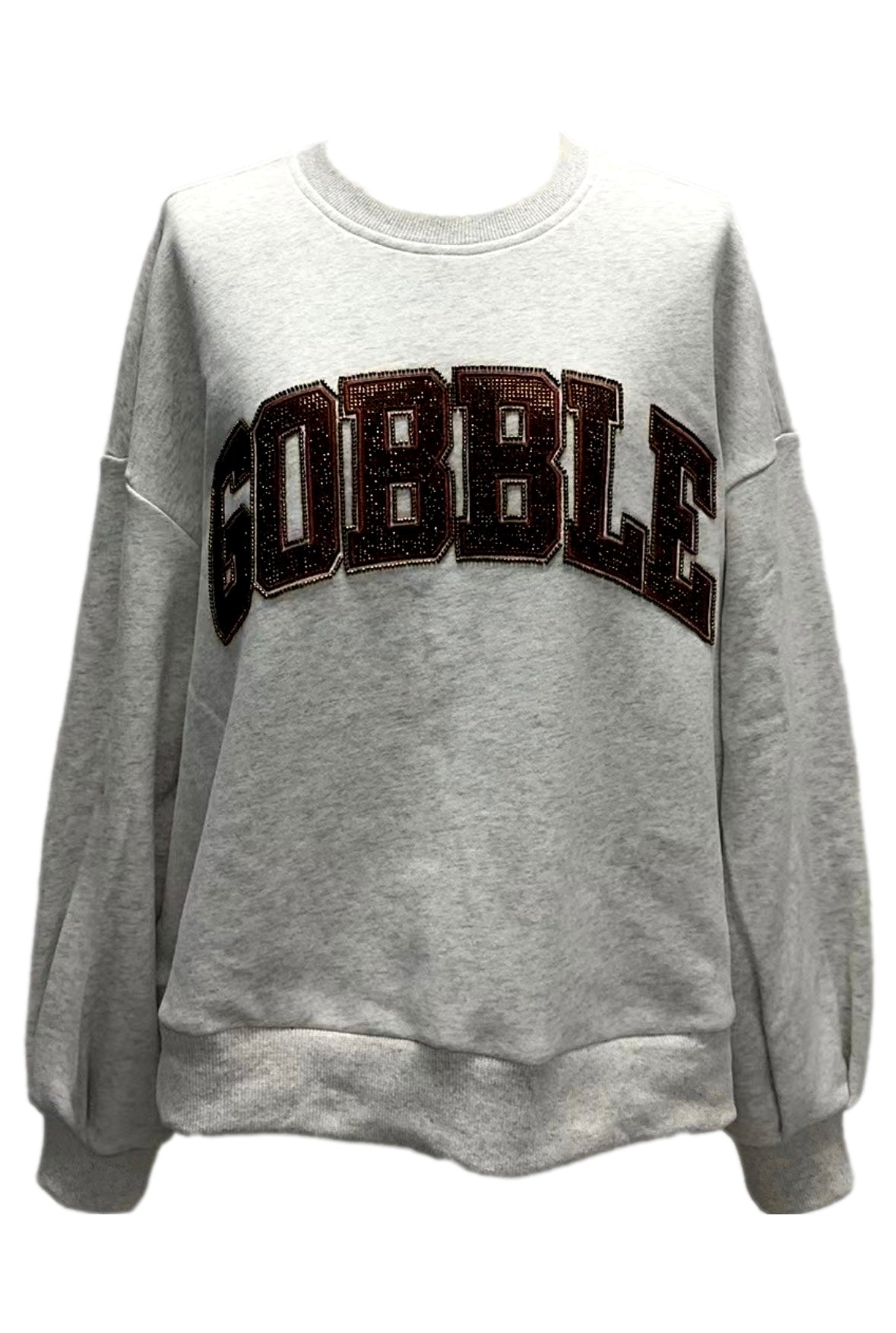 Queen of Sparkles Grey Gobble Sweatshirt