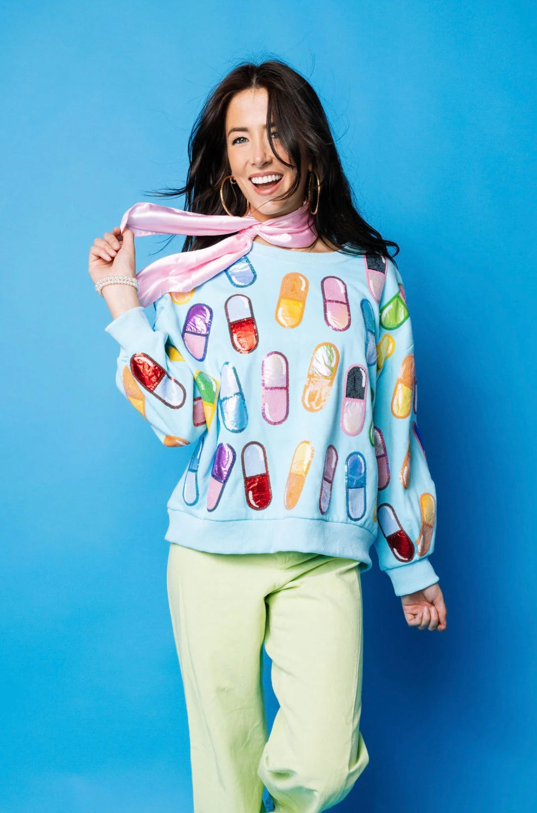 Queen of Sparkles 'Chill Pill' Sweatshirt