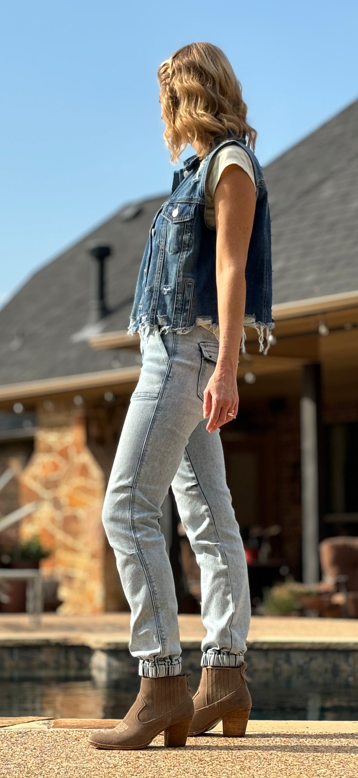 Risen Girl Friend Jogger - Acid by Risen Jeans
