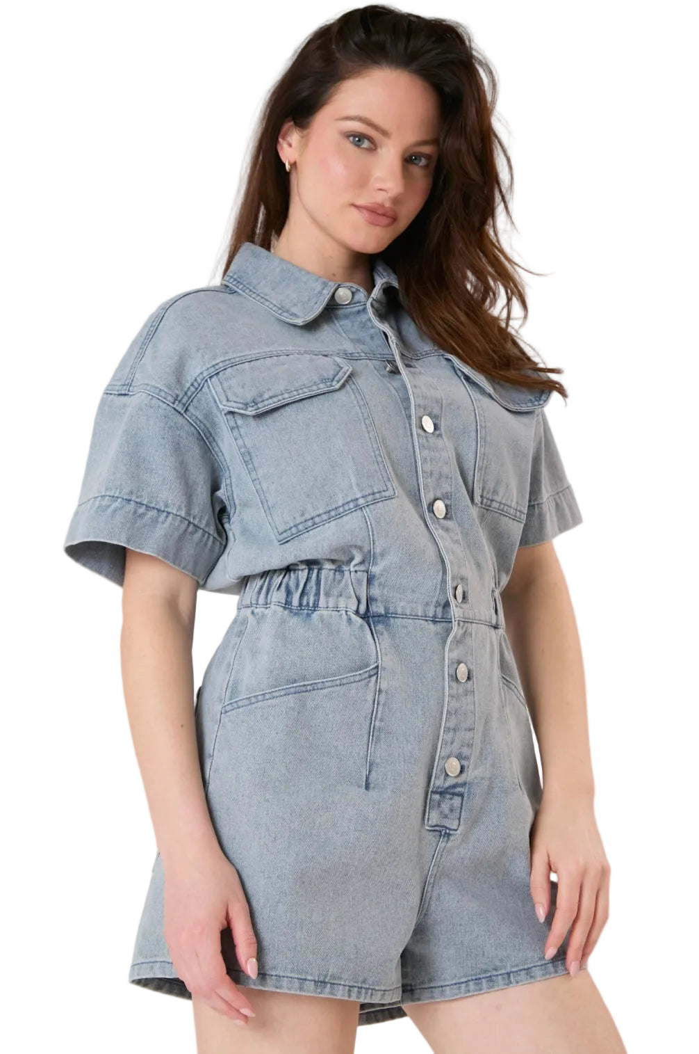 Licensed Rolling Stones Denim Romper