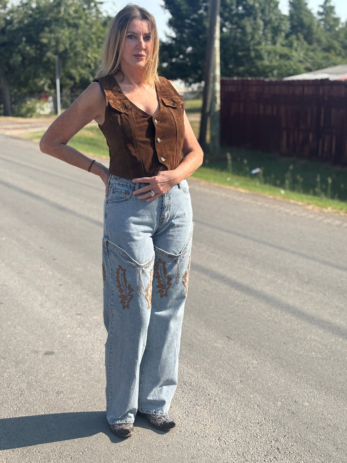 Western Stitch Jeans by Leopard Grove