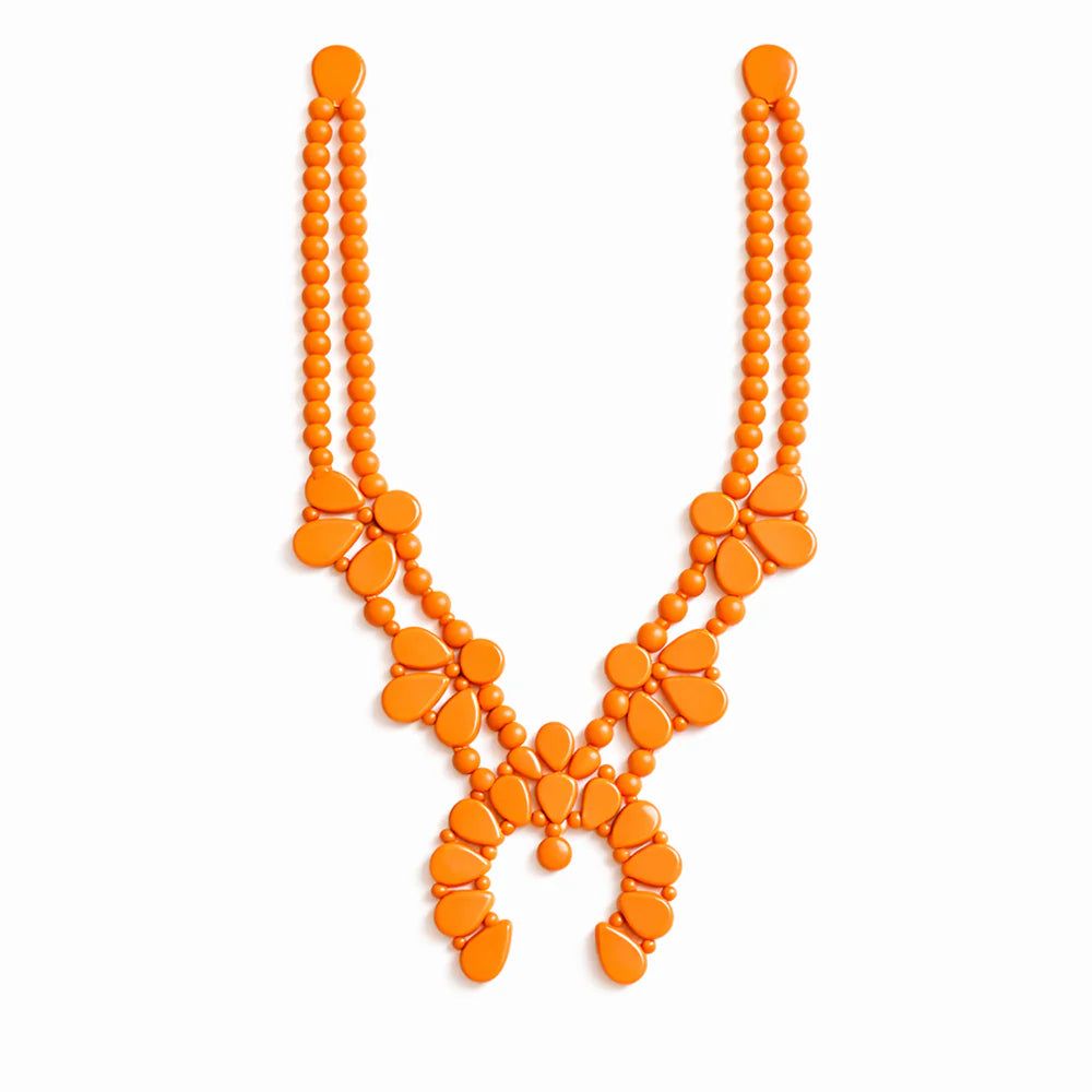 Night Bloom Necklace in Stardust Orange Citrus