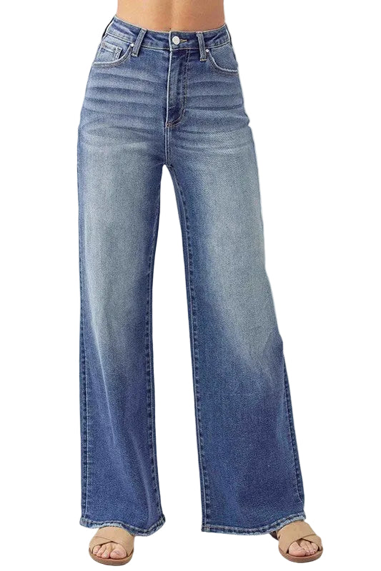 Risen High-Rise Wide Leg Jeans by Risen Jeans