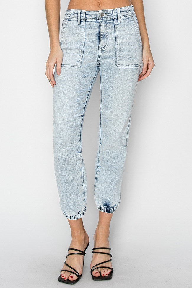 Risen Girl Friend Jogger - Acid by Risen Jeans