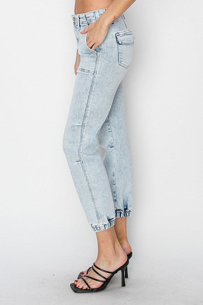 Risen Girl Friend Jogger - Acid by Risen Jeans