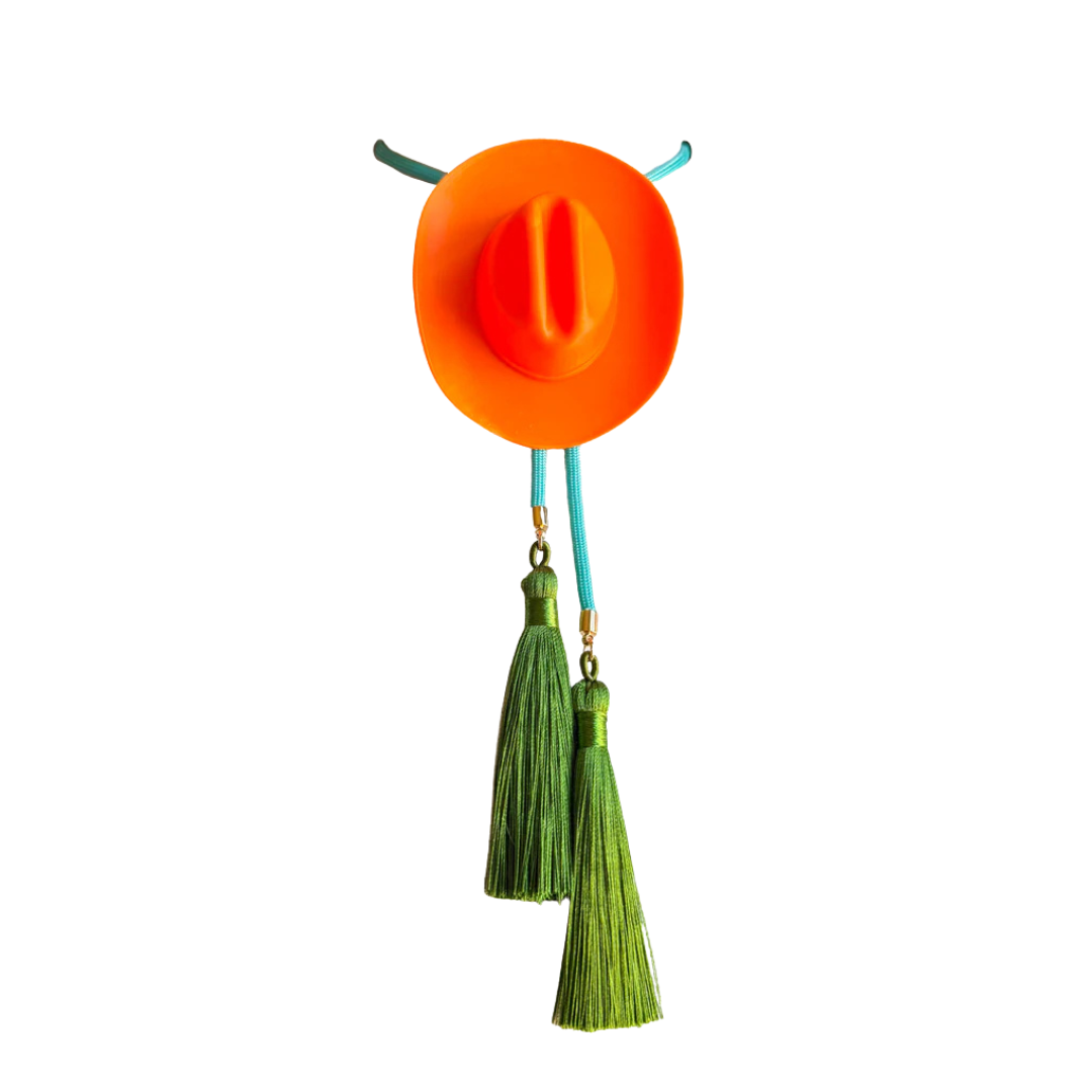 Cowboy Hat Bolo Orange