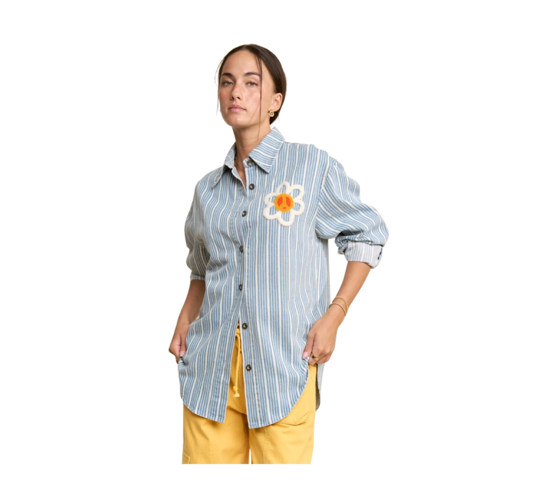 Chambray Button-Down by Davi&Dani - Leopard Grove product image 01