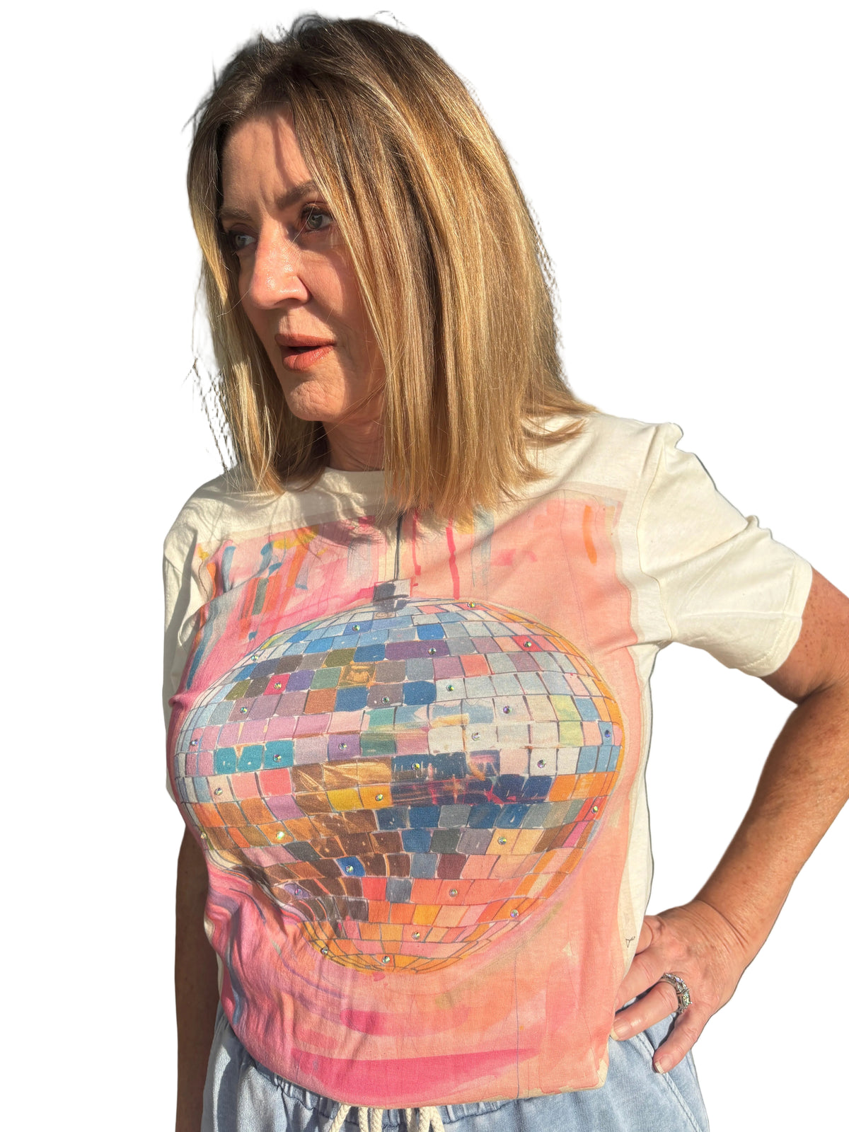 Disco Ball T-shirt by J Coons product image.