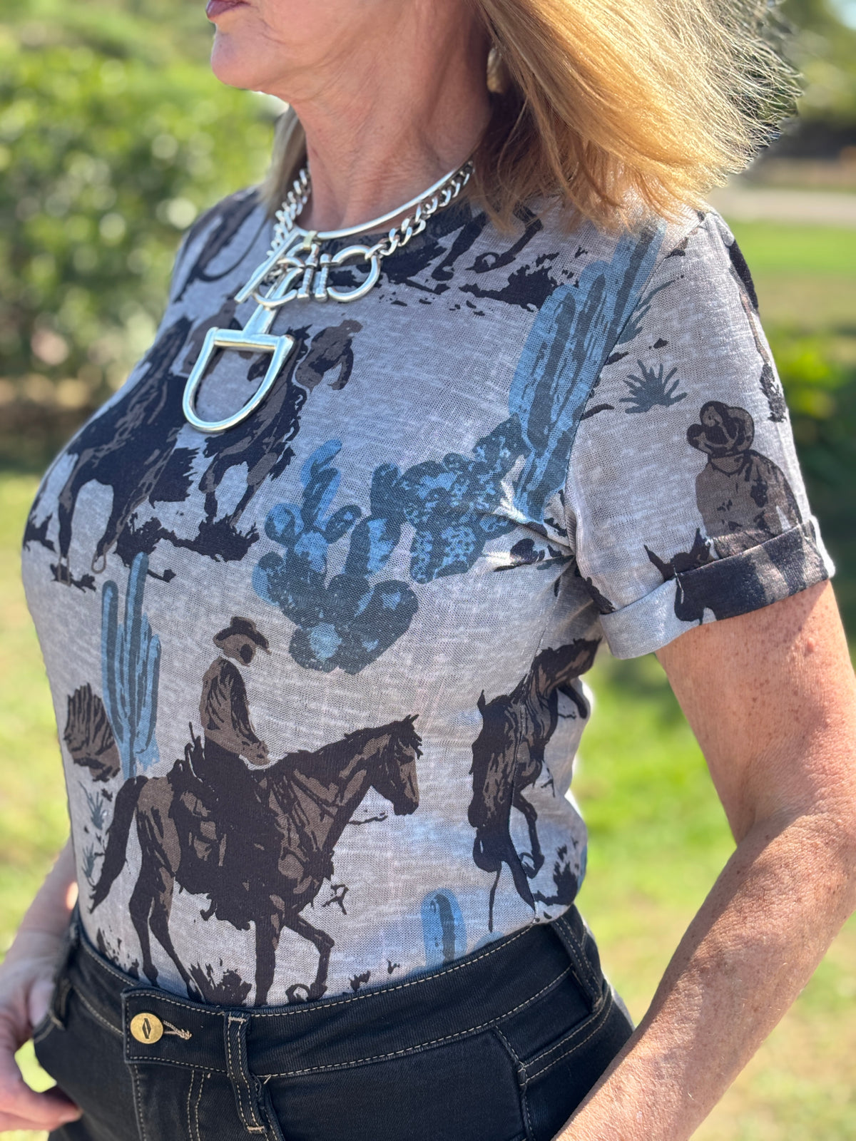 Dust it off Cowboy Top by 2FLYCO - Leopard Grove product image 02
