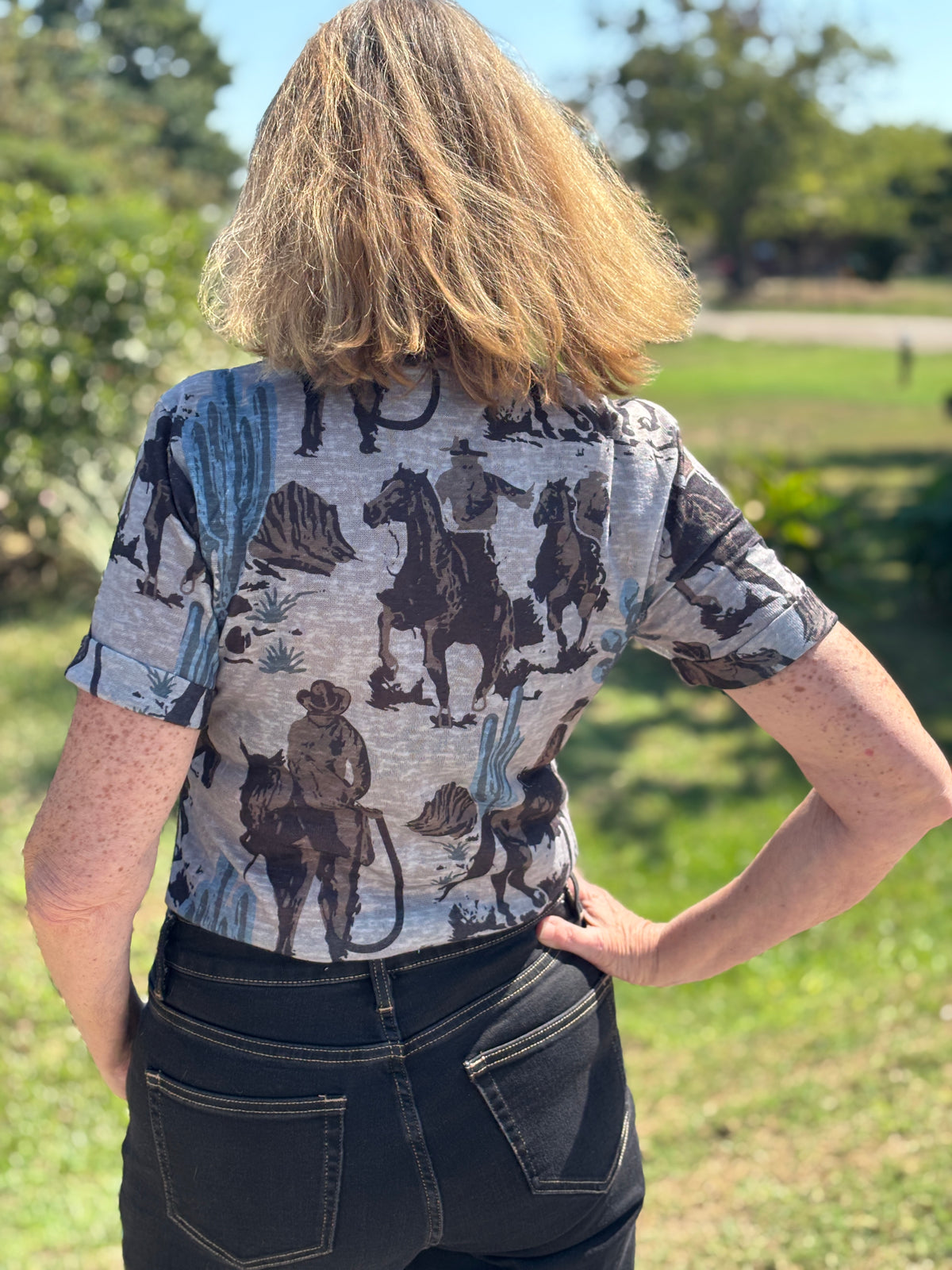Dust it off Cowboy Top by 2FLYCO - Leopard Grove product image 03