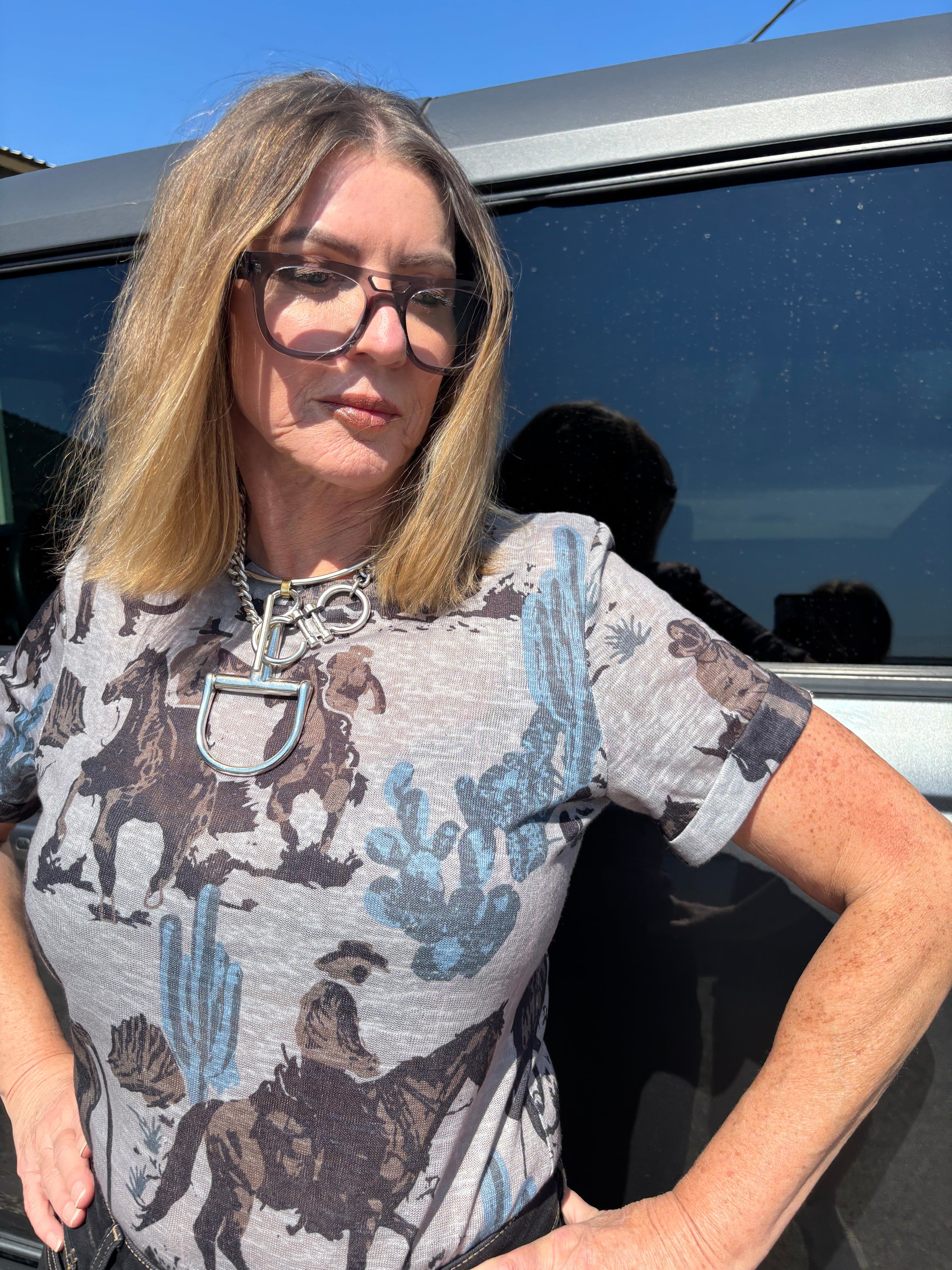 Dust it off Cowboy Top by 2FLYCO - Leopard Grove product image 04