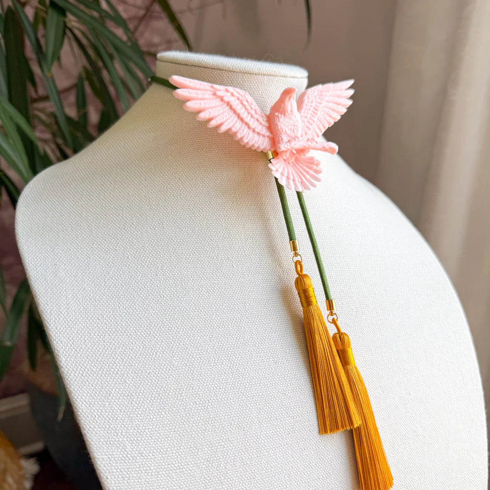 Eagle Bolo in Blush Pink by Rahya Jewelry Design - Leopard Grove product image 01