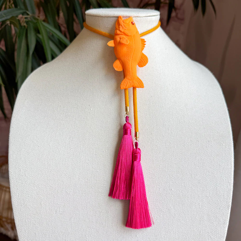 Fish Bolo Orange Fish by Rahya Jewelry Design - Leopard Grove product image 01